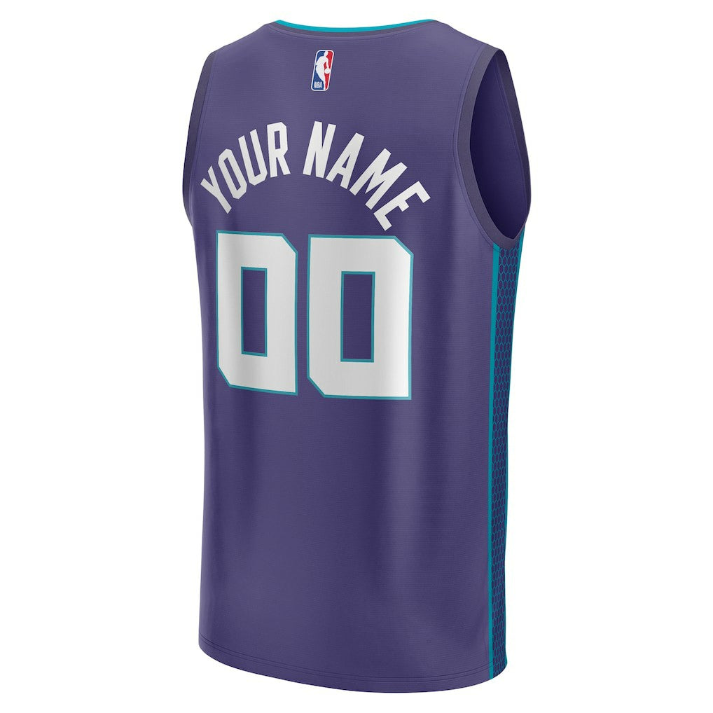 Charlotte Hornets Fast Break Custom Jersey Purple Statement Edition | Fanatics for sale