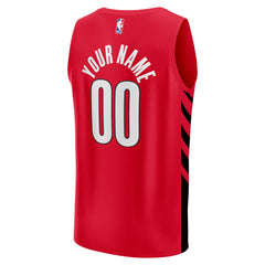Portland Trail Blazers Fast Break Custom Replica Jersey Red Statement Edition | Fanatics outlet