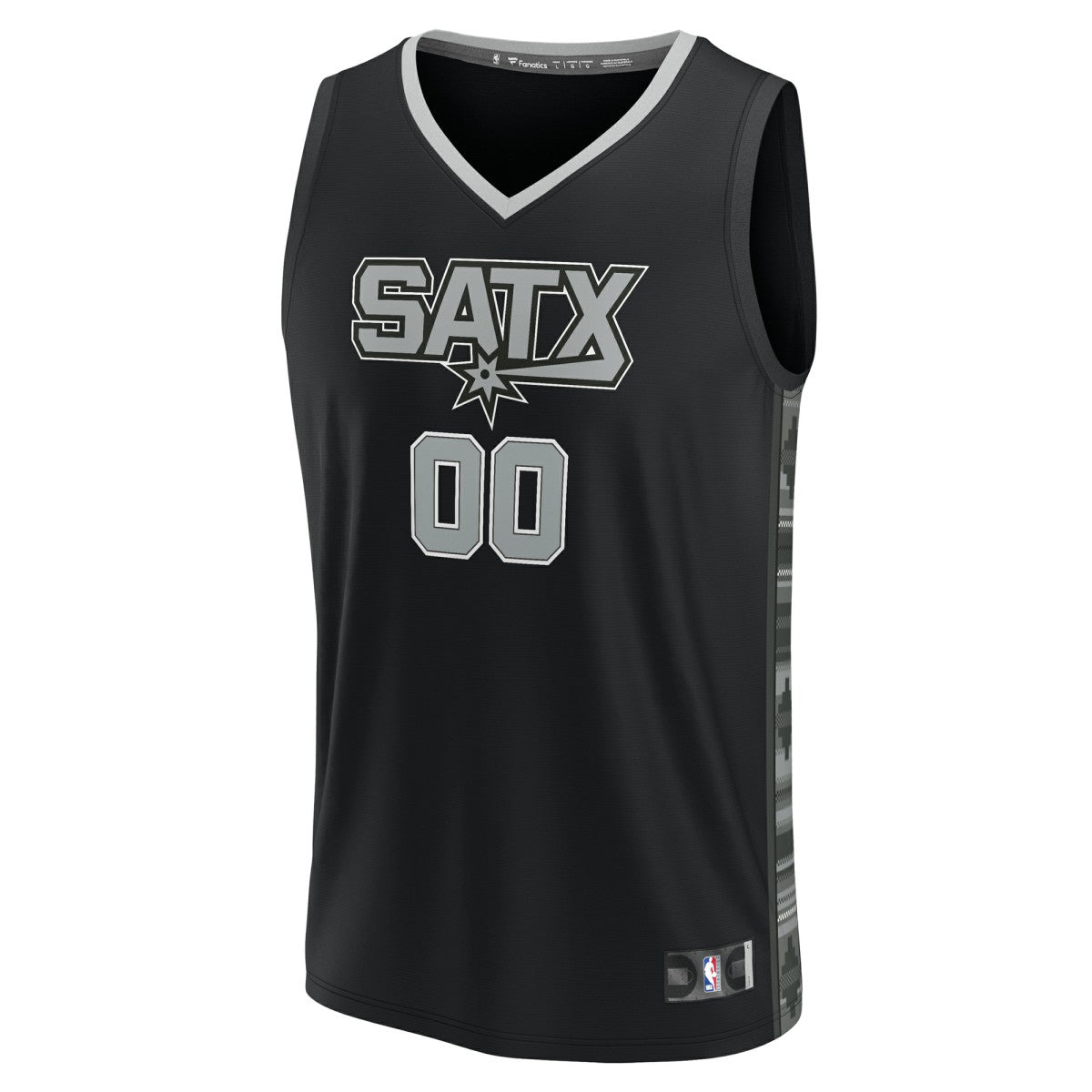 San Antonio Spurs Fast Break Custom Replica Jersey Black Statement Edition | Fanatics for sale