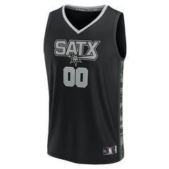 San Antonio Spurs Fast Break Custom Replica Jersey Black Statement Edition | Fanatics for sale