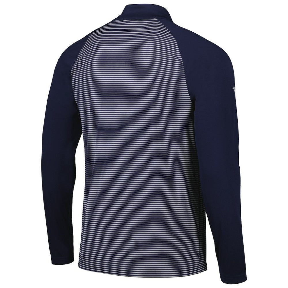 Houston Astros Levelwear Charter Striped Raglan Quarter-Zip Top - Navy - MLB Lifestyle