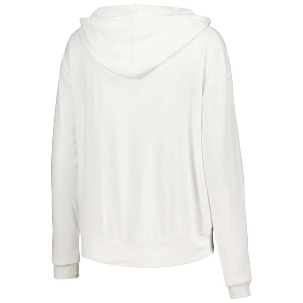 Chicago Blackhawks Concepts Sport Women's Accord Hacci Long Sleeve Hoodie Top - White - NHL 5335010