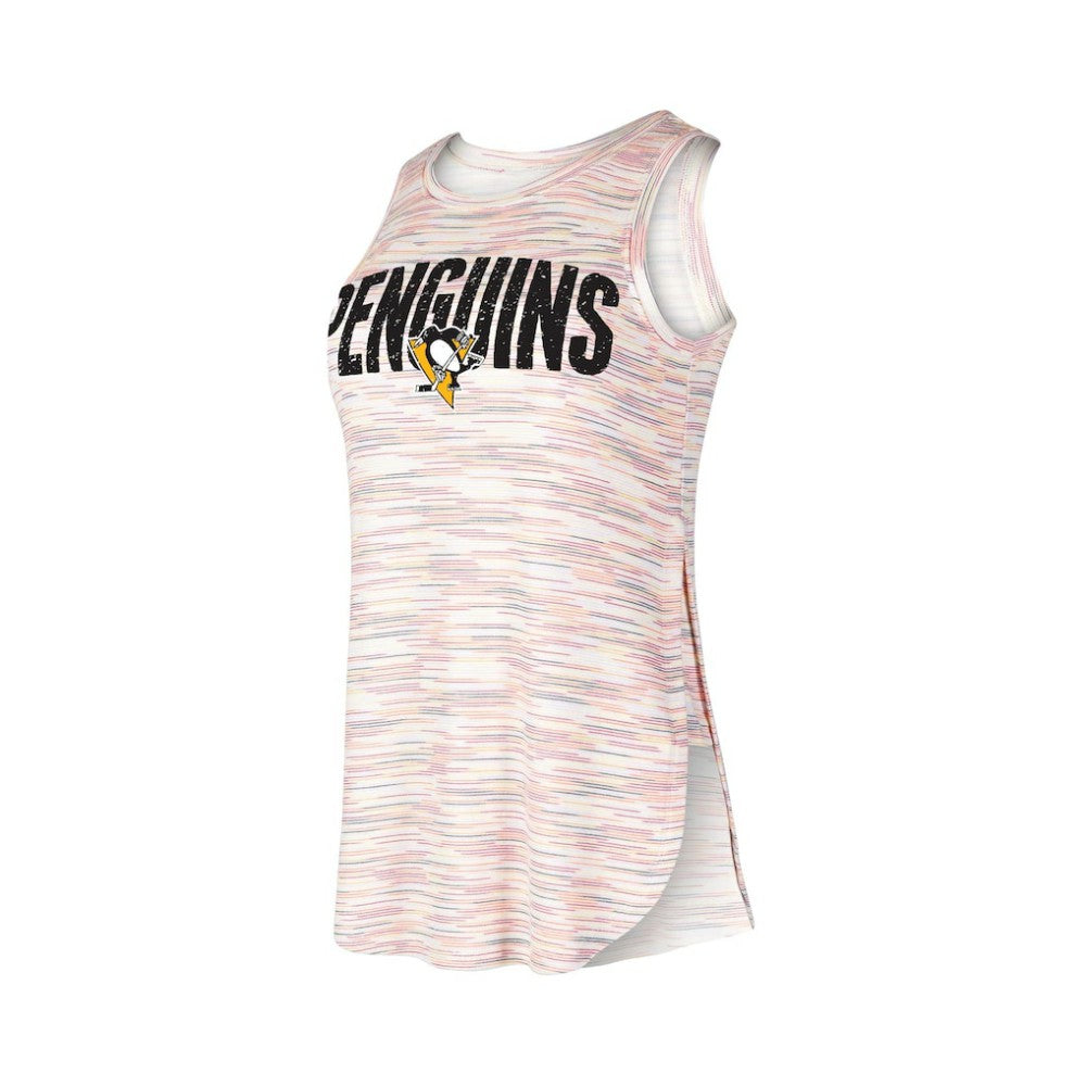 Pittsburgh Penguins Concepts Sport Women's Sunray Multicolor Tri-Blend Tank Top - NHL 5335056
