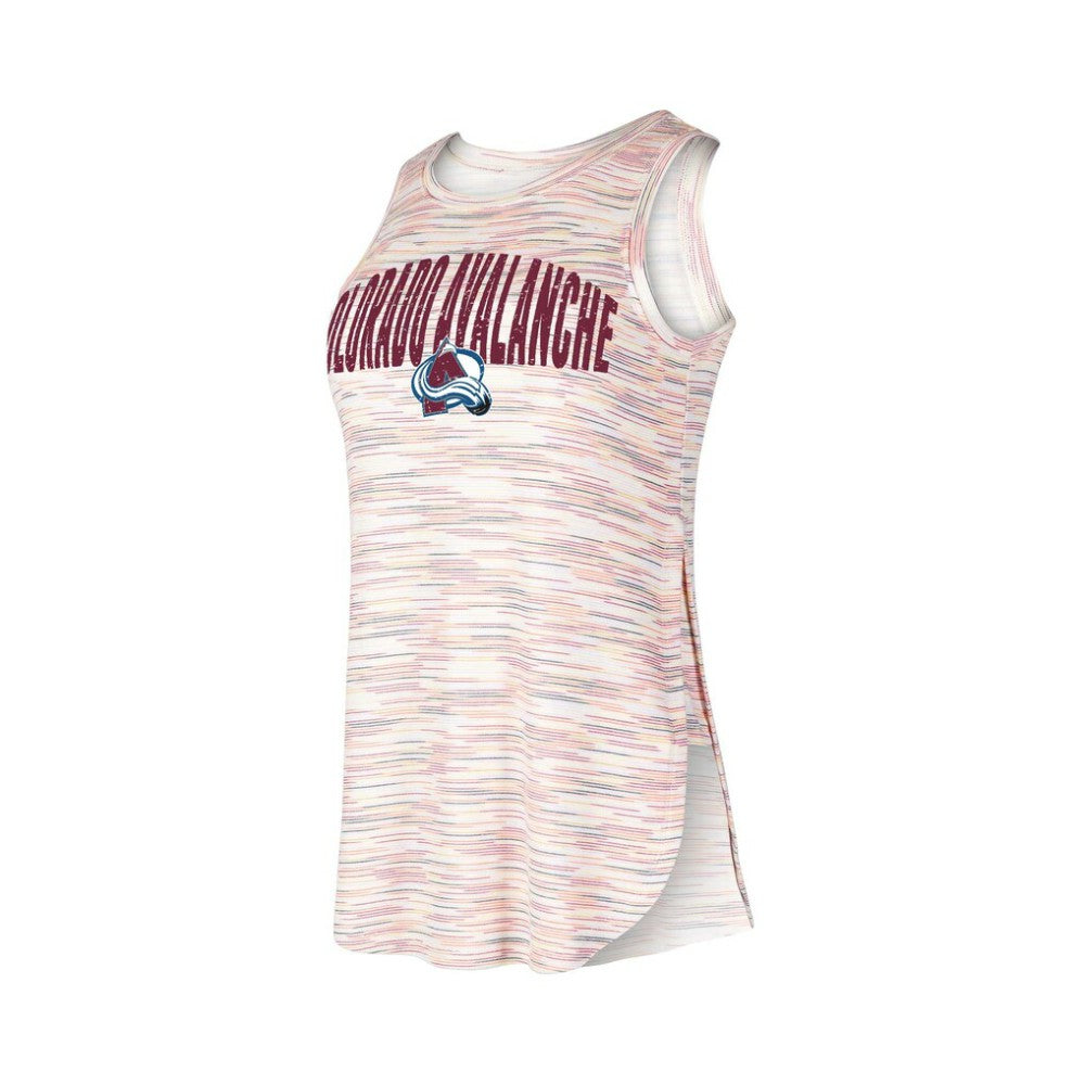 Colorado Avalanche Concepts Sport Women's Sunray Multicolor Tri-Blend Tank Top - NHL 5335057