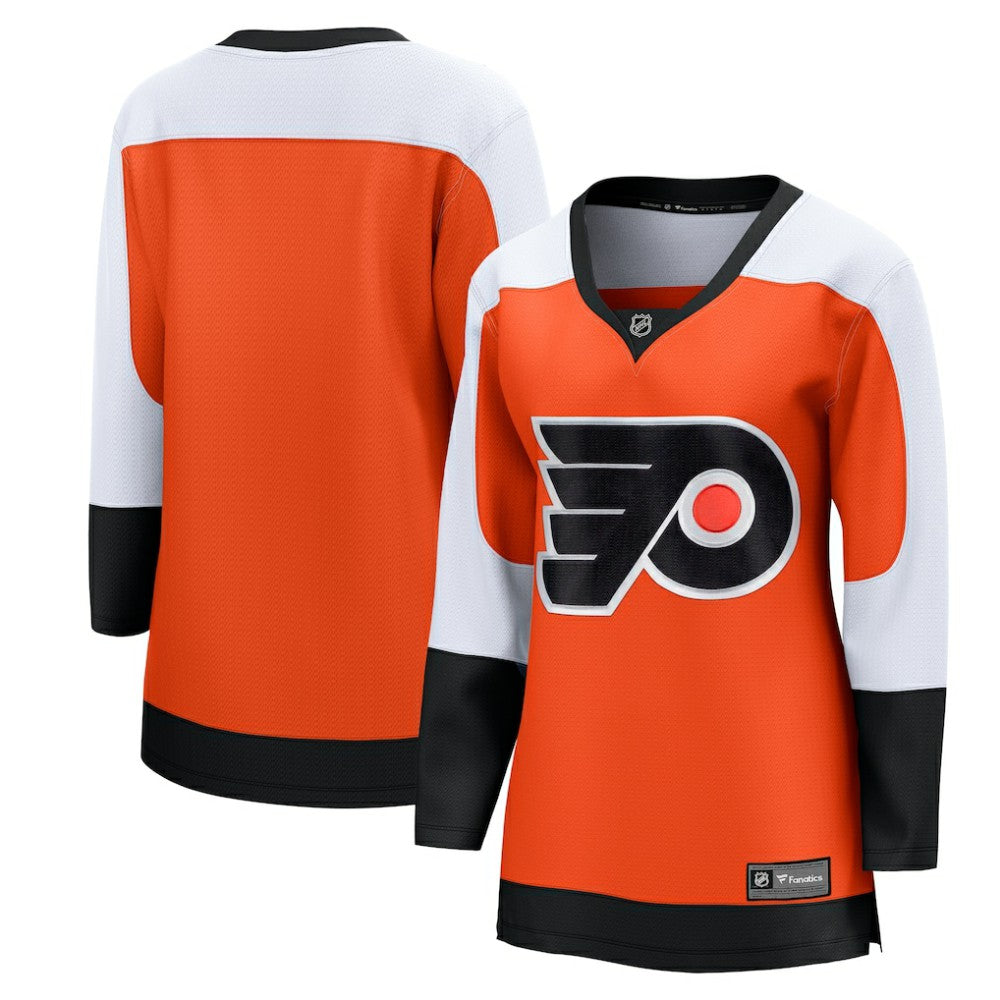 Philadelphia Flyers Fanatics Women's Home Breakaway Jersey - Burnt Orange - NHL 5335196