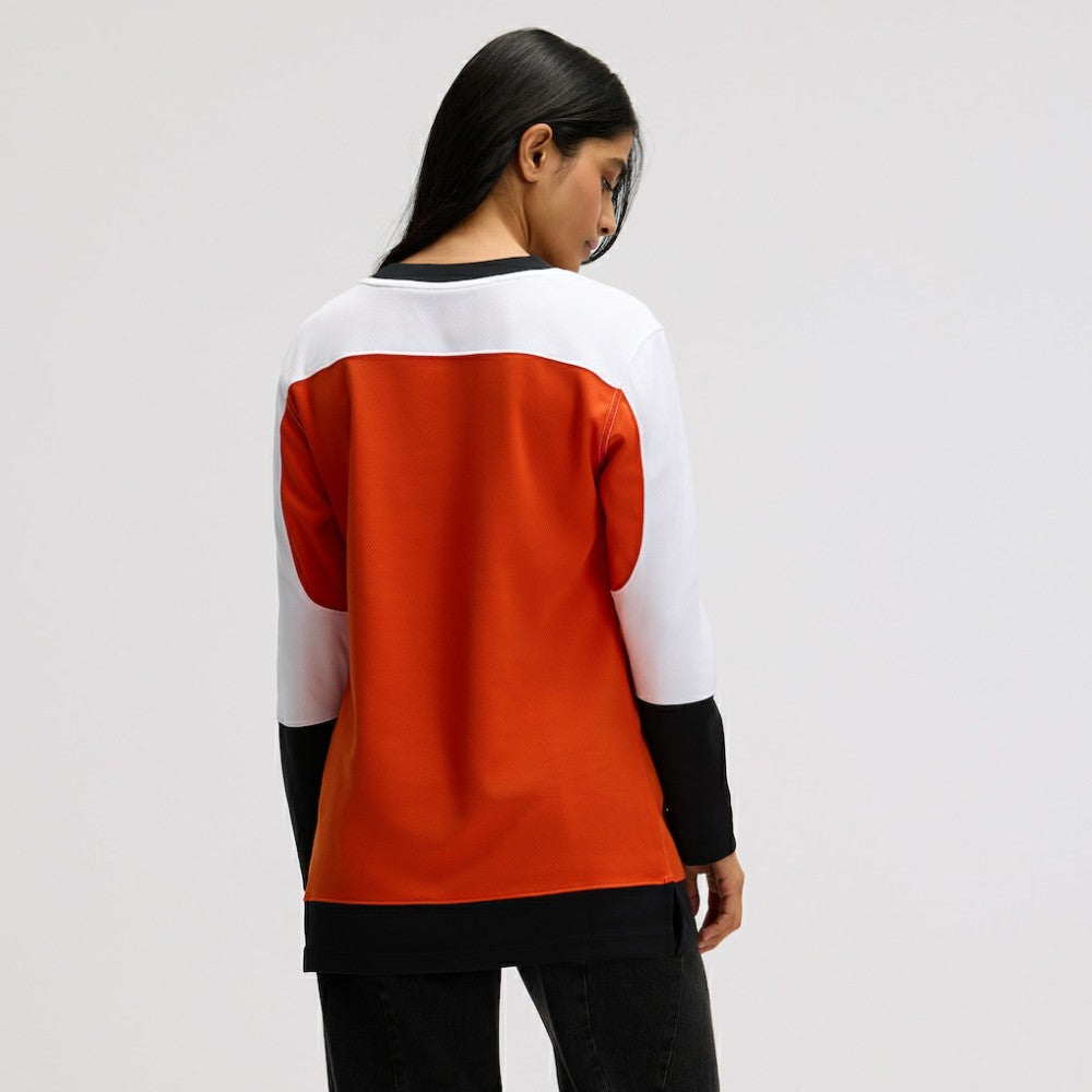 Philadelphia Flyers Fanatics Women's Home Breakaway Jersey - Burnt Orange - NHL 5335196