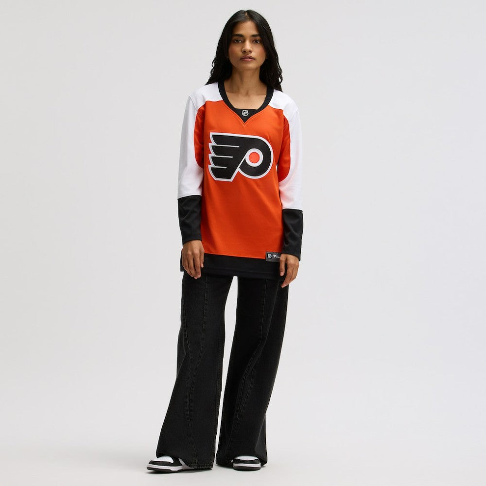 Philadelphia Flyers Fanatics Women's Home Breakaway Jersey - Burnt Orange - NHL 5335196