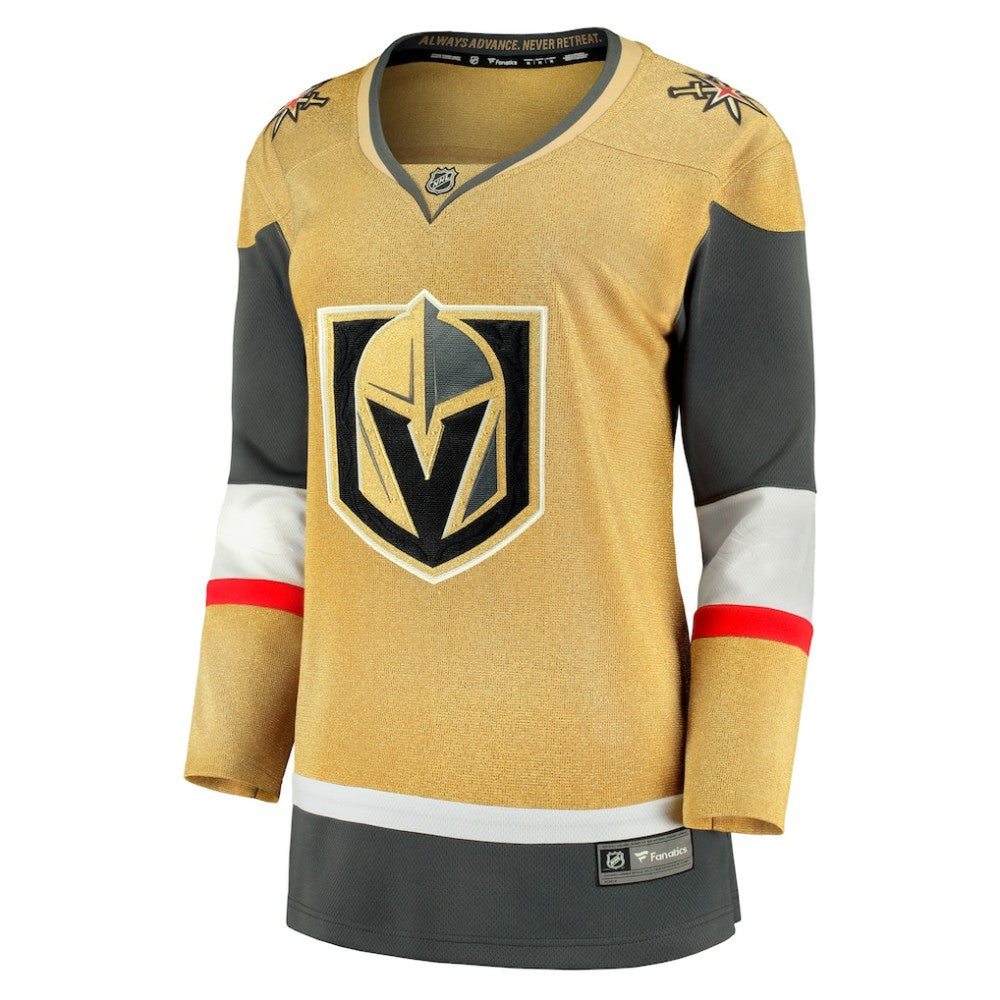 Vegas Golden Knights Fanatics Women's Home Breakaway Jersey - Gold - NHL 5335197
