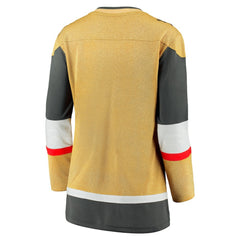 Vegas Golden Knights Fanatics Women's Home Breakaway Jersey - Gold - NHL 5335197