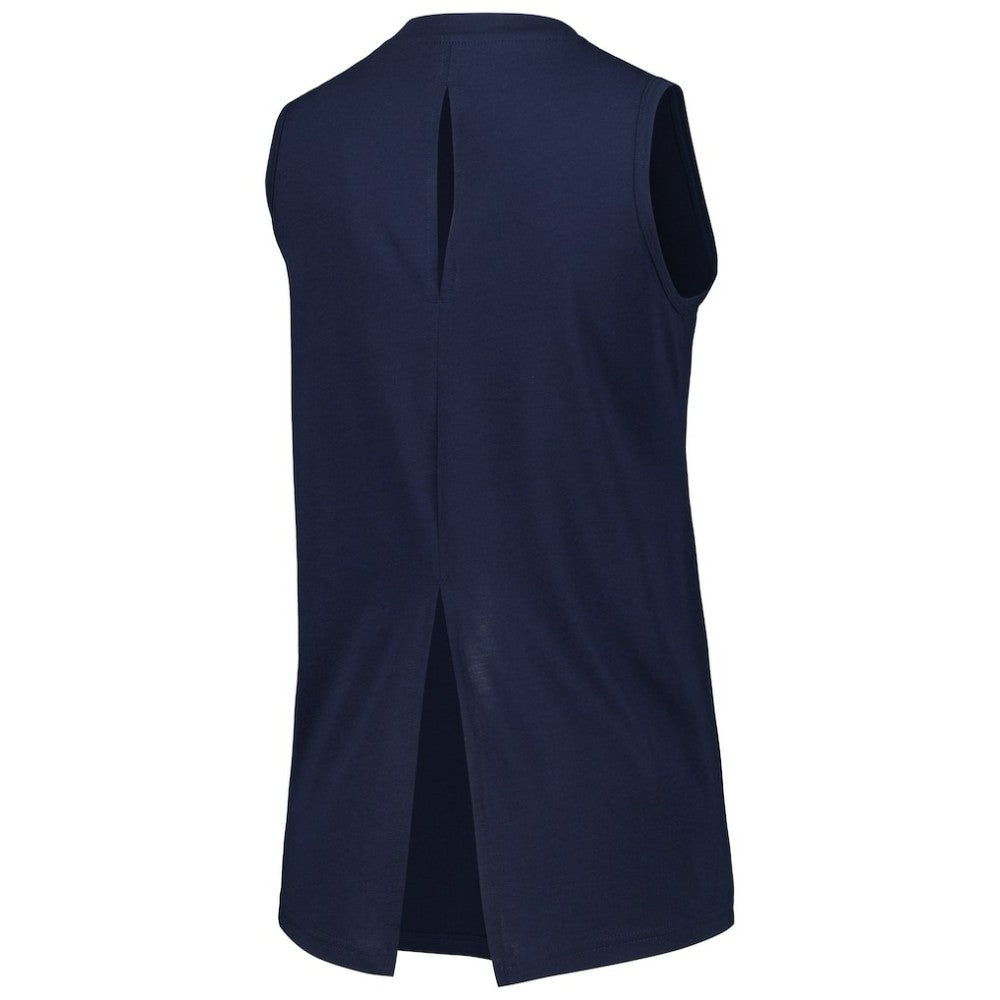 Detroit Tigers Levelwear Women's Paisley Chase V-Neck Tank Top - Navy - MLB Online