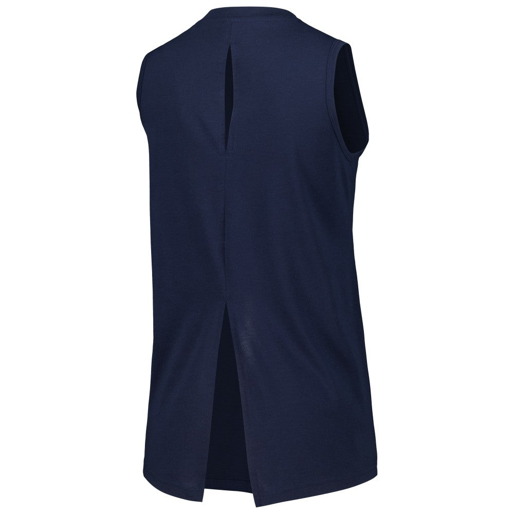 Minnesota Twins Levelwear Women's Paisley Chase V-Neck Tank Top - Navy - MLB Lifestyle