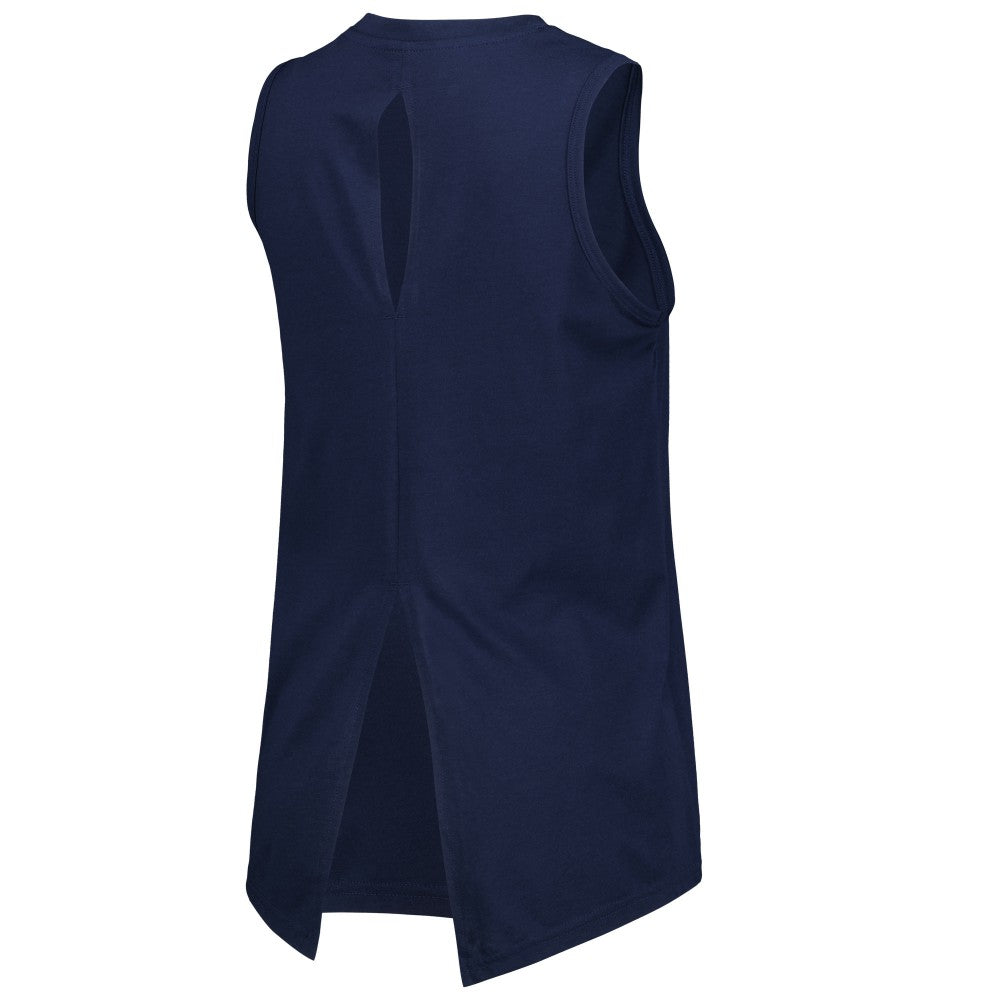 Houston Astros Levelwear Women's Paisley Chase V-Neck Tank Top - Navy - MLB on Sale
