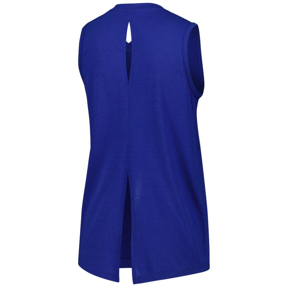 Chicago Cubs Levelwear Women's Paisley Chase V-Neck Tank Top - Royal - MLB Sale