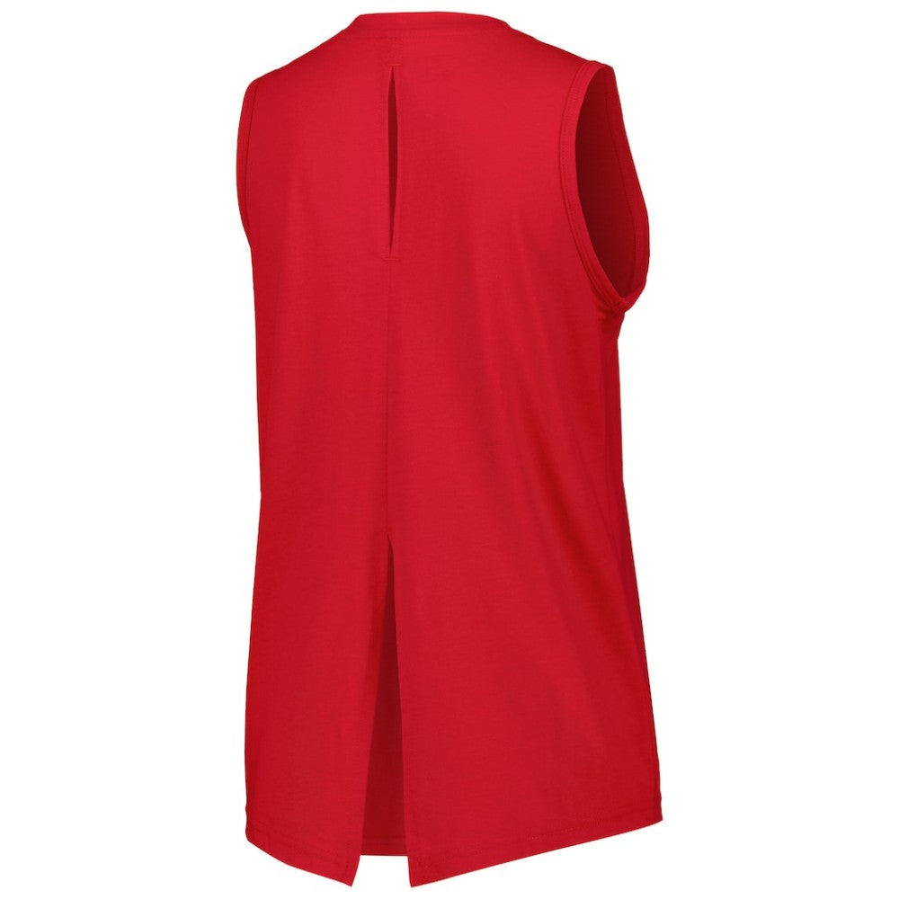 St. Louis Cardinals Levelwear Women's Paisley Chase V-Neck Tank Top - Red - MLB Discount
