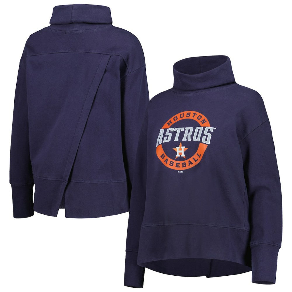 Houston Astros Levelwear Women's Sunset Farm Team Pullover Sweatshirt - Navy - MLB Online