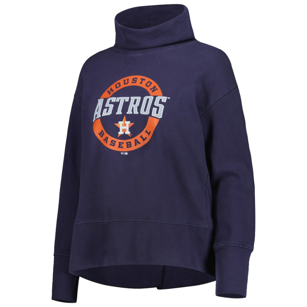 Houston Astros Levelwear Women's Sunset Farm Team Pullover Sweatshirt - Navy - MLB Online