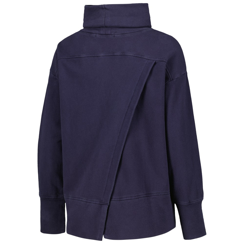 Milwaukee Brewers Levelwear Women's Sunset Farm Team Pullover Sweatshirt - Navy - MLB Lifestyle