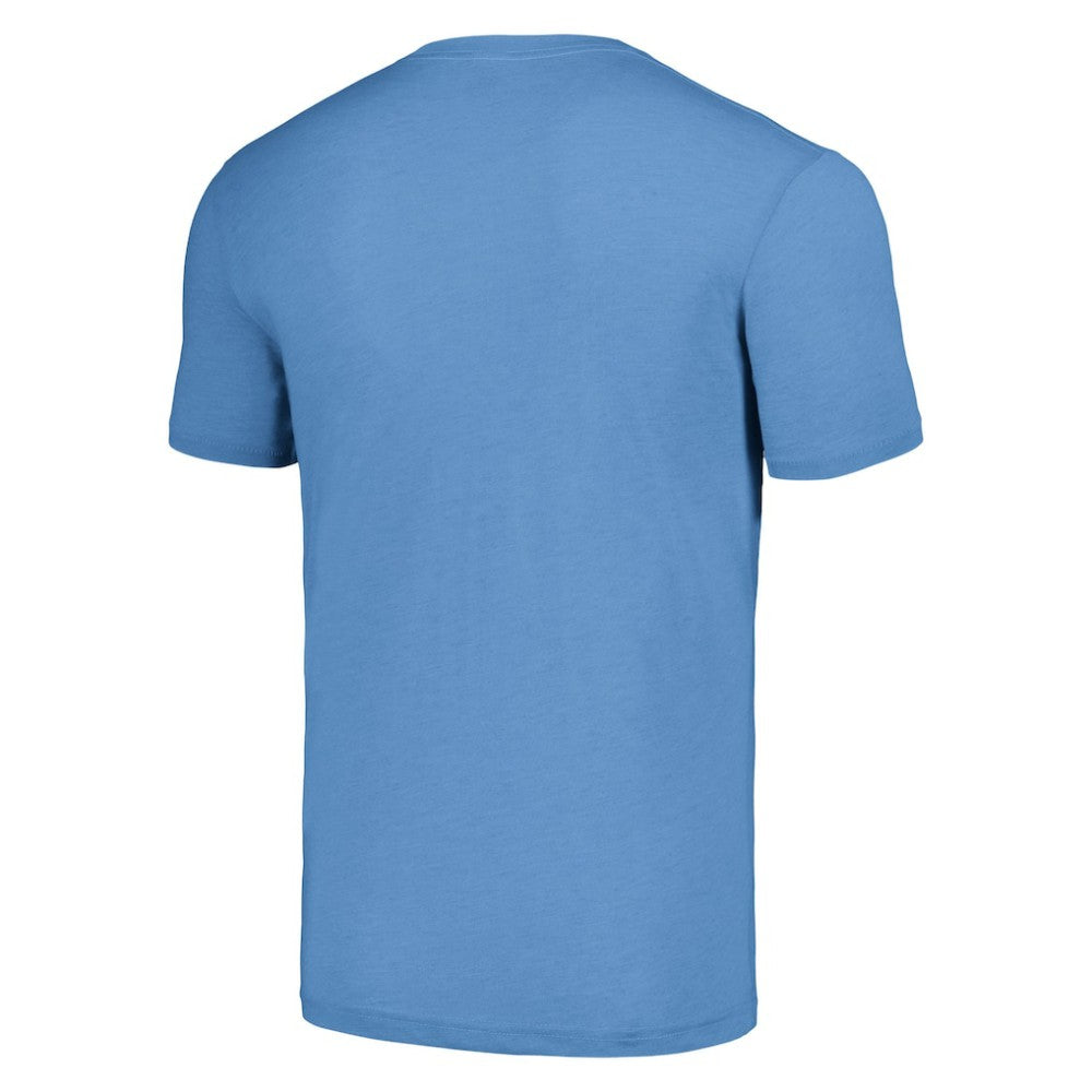 Ken Griffey & Ken Griffey Jr. Seattle Mariners Homage Illustration Tri-Blend T-Shirt - Light Blue - MLB Discount