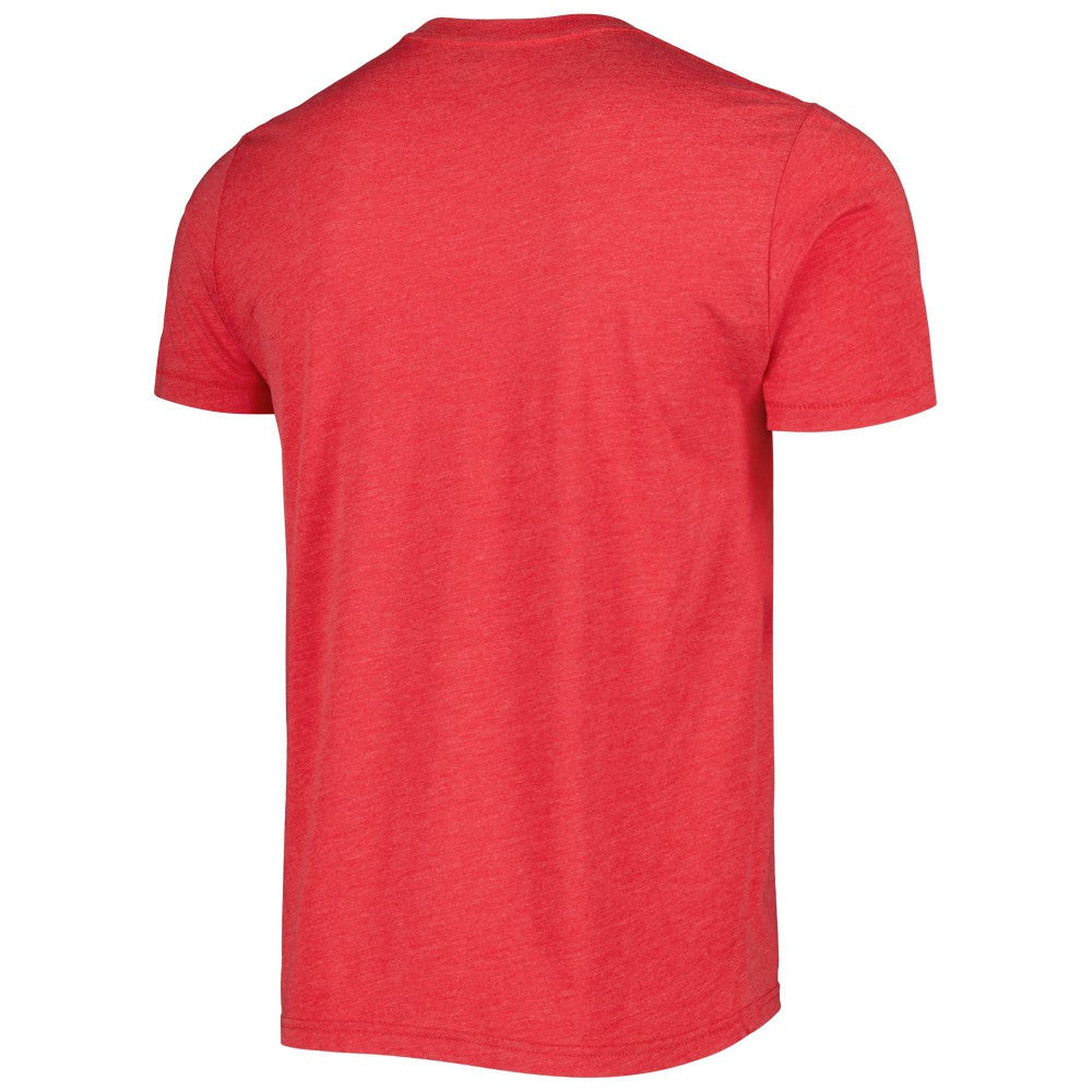 Albert Pujols St. Louis Cardinals Homage Illustration Tri-Blend T-Shirt - Red - MLB Lifestyle