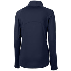 Minnesota Twins Cutter & Buck Women's Adapt Eco Knit Stretch Half-Zip Logo Pullover Top - Navy - MLB on Sale