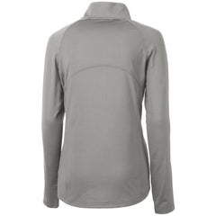 Minnesota Twins Cutter & Buck Women's Adapt Eco Knit Stretch Half-Zip Logo Pullover Top - Gray - MLB on Sale