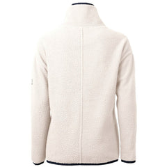 Minnesota Twins Cutter & Buck Women's Cascade Eco Sherpa Half-Zip Pullover Jacket - White - MLB Online