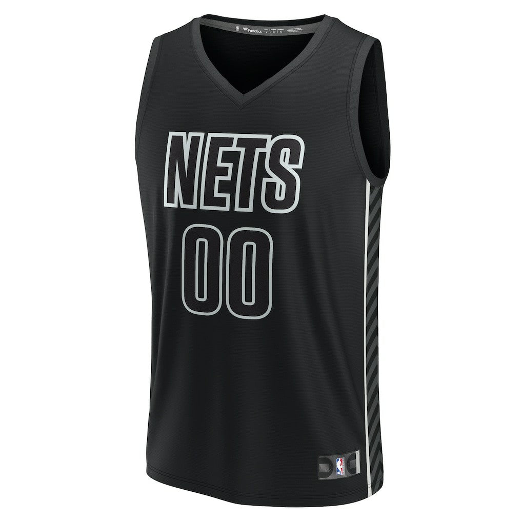 Brooklyn Nets Youth Fast Break Replica Custom Jersey Statement Edition Black | Fanatics discount