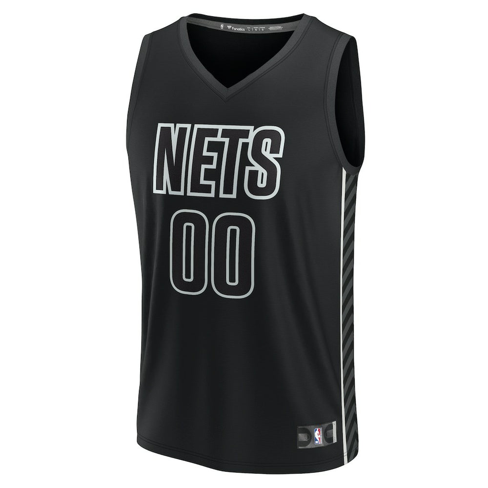 Brooklyn Nets Youth Fast Break Replica Custom Jersey Statement Edition Black | Fanatics discount