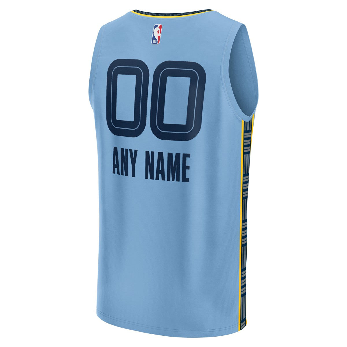 Memphis Grizzlies Youth Fast Break Replica Custom Jersey Statement Edition Light Blue | Fanatics