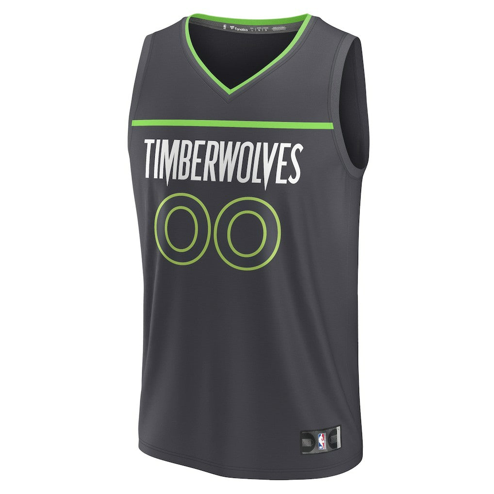 Minnesota Timberwolves Youth Custom Fast Break Jersey Statement Edition Black | Fanatics discount