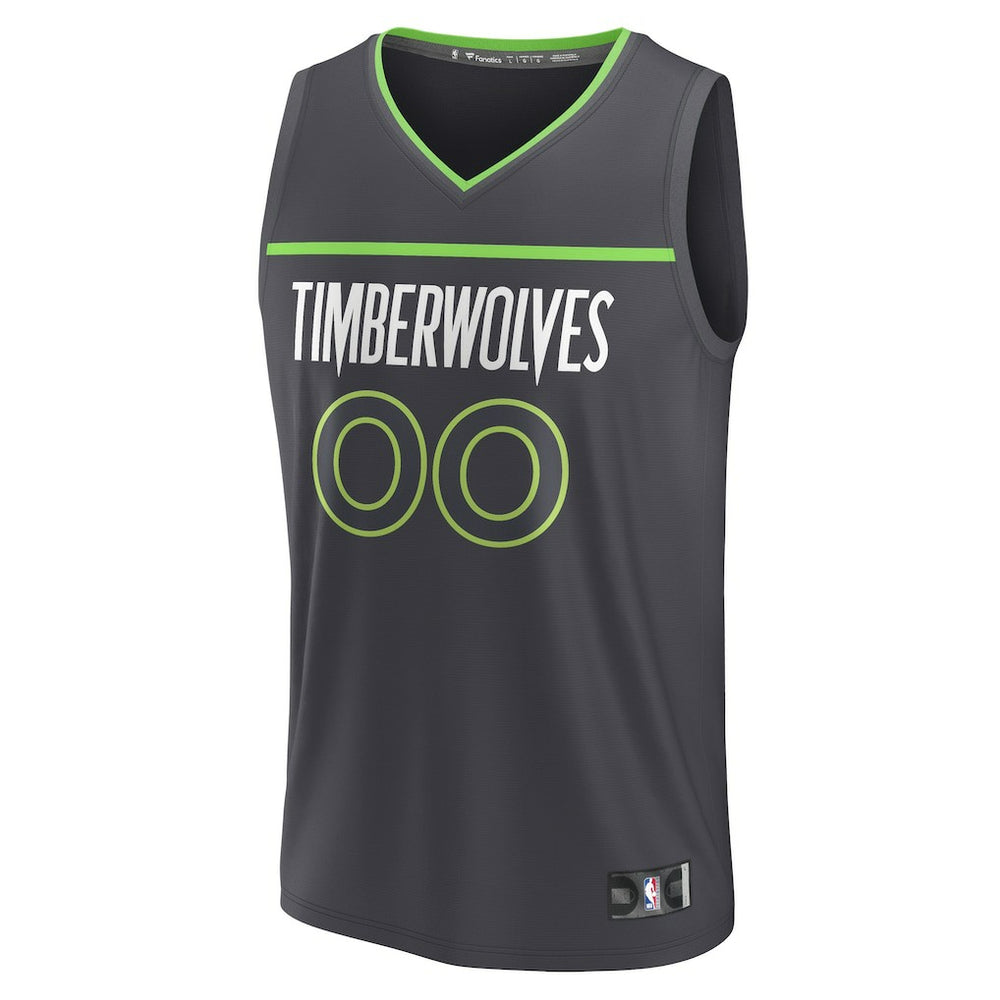 Minnesota Timberwolves Youth Custom Fast Break Jersey Statement Edition Black | Fanatics discount
