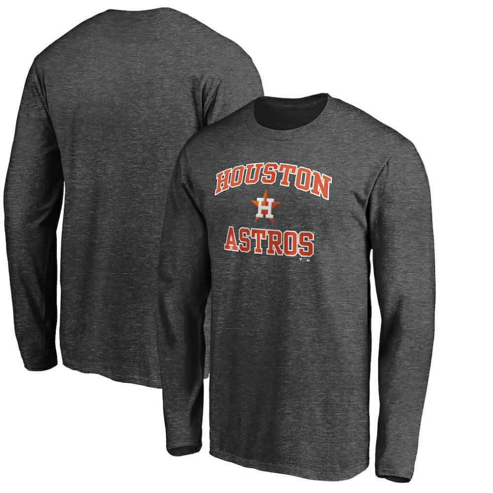 Houston Astros Heart & Soul Team Long Sleeve T-Shirt - Charcoal - MLB on Sale