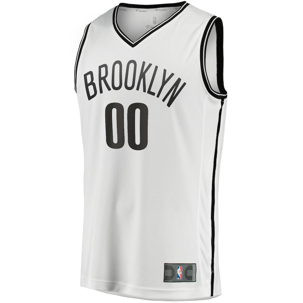 Brooklyn Nets Fast Break Custom Replica Jersey Association Edition White | Fanatics Lifestyle