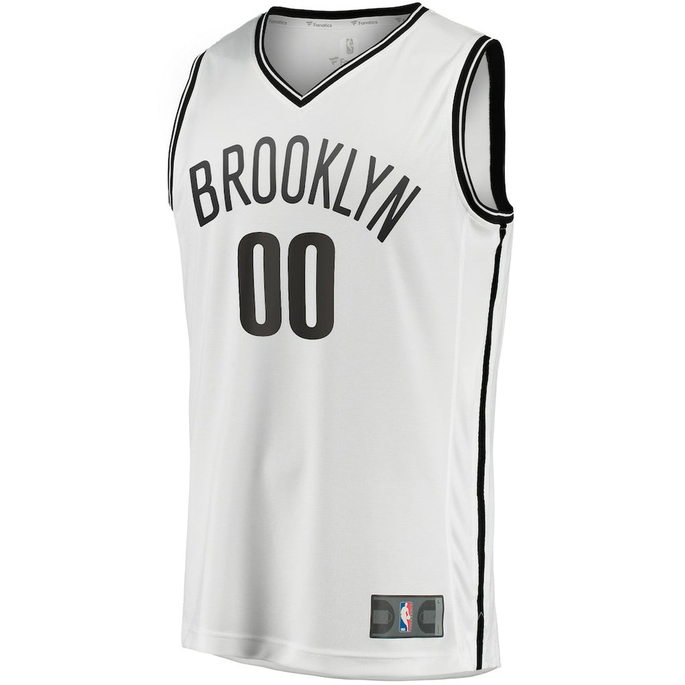 Brooklyn Nets Fast Break Custom Replica Jersey Association Edition White | Fanatics Lifestyle