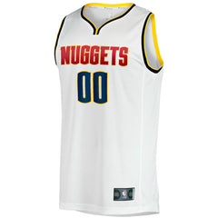 Denver Nuggets Fast Break Custom Replica Jersey for sale Association Editi- White | Fanatics for sale