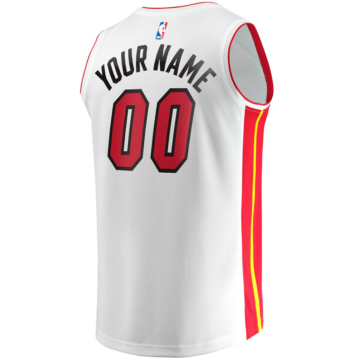 Miami Heat Fast Break Custom Replica Jersey Association Edition White | Fanatics