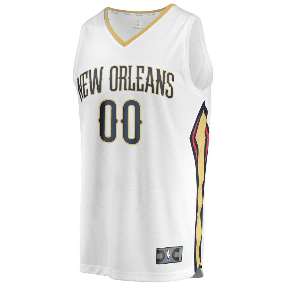 New Orleans Pelicans Unisex Custom Fast Break Jersey Association Edition White | Fanatics Near Me