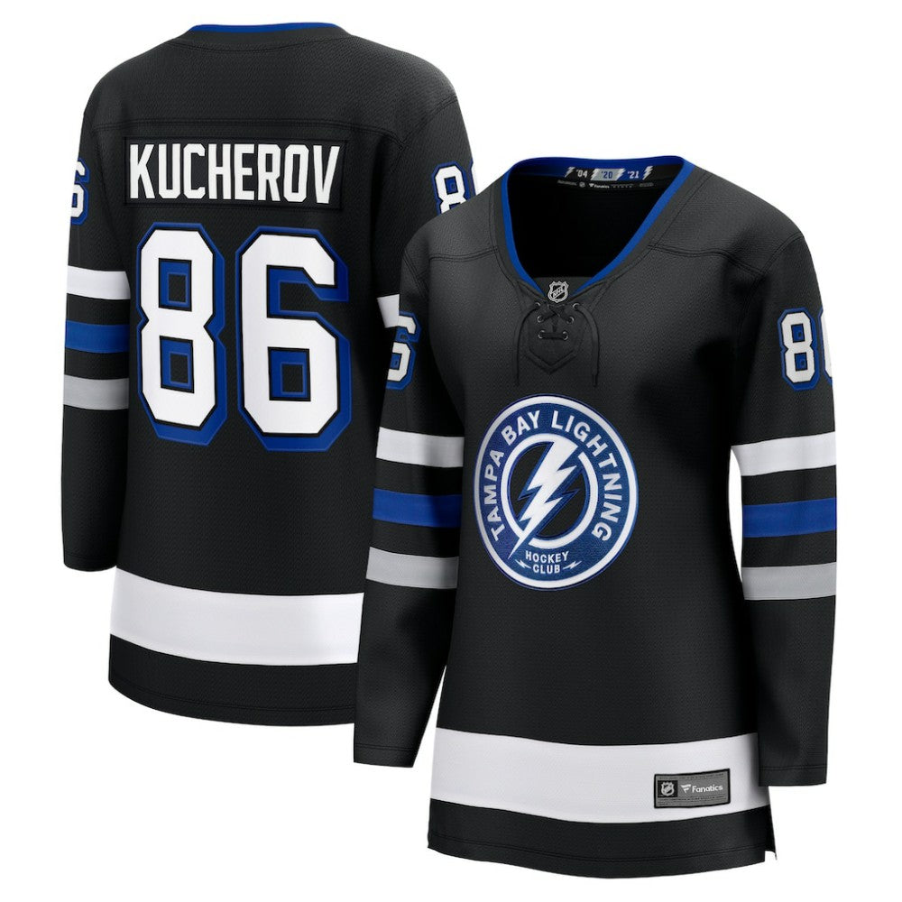 Nikita Kucherov Tampa Bay Lightning Fanatics Women's Breakaway Jersey - Black - NHL 5342763