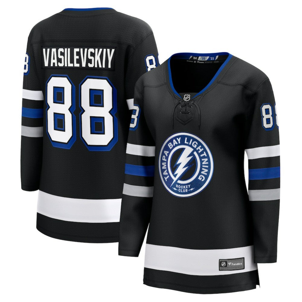 Andrei Vasilevskiy Tampa Bay Lightning Fanatics Women's Breakaway Jersey - Black - NHL 5342767
