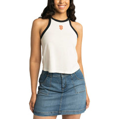 San Francisco Giants Lusso Women's Jane Tank Top - White - MLB Discount