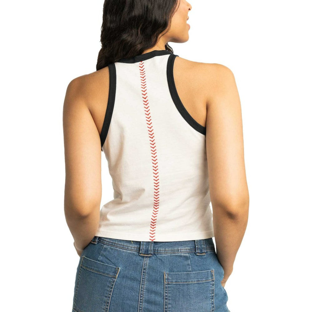 San Francisco Giants Lusso Women's Jane Tank Top - White - MLB Discount