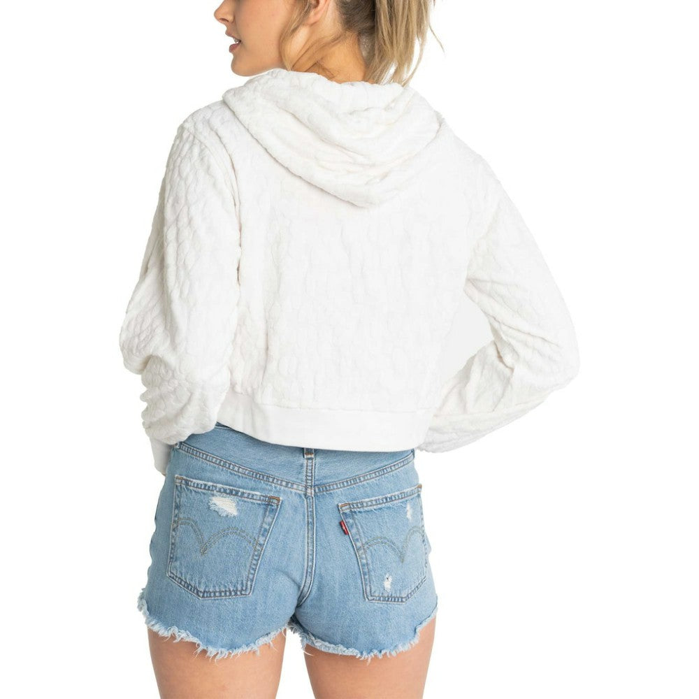 New York Yankees Lusso Women's Tabitha Cheetah Terry Full-Zip Sweatshirt - White - MLB Discount