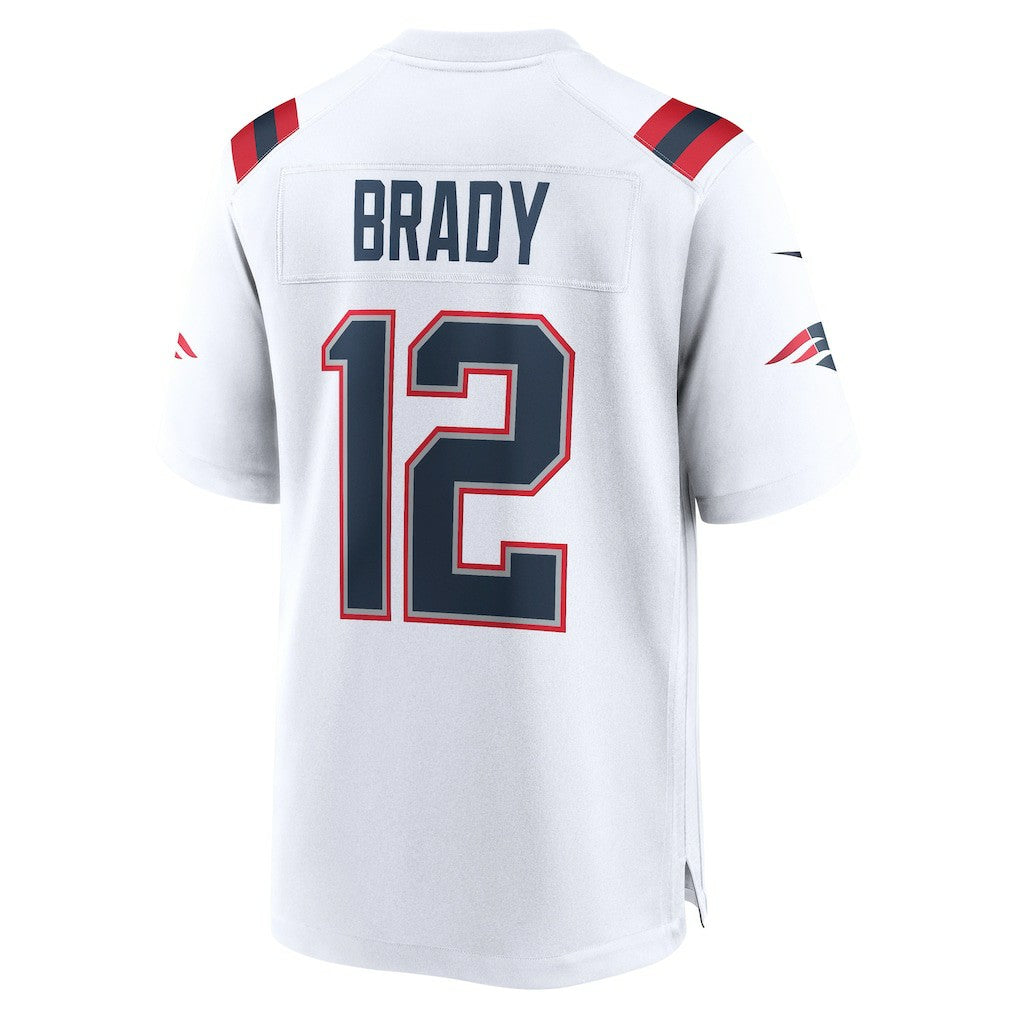 Nike Tom Brady New England Patriots Retired Game Jersey White