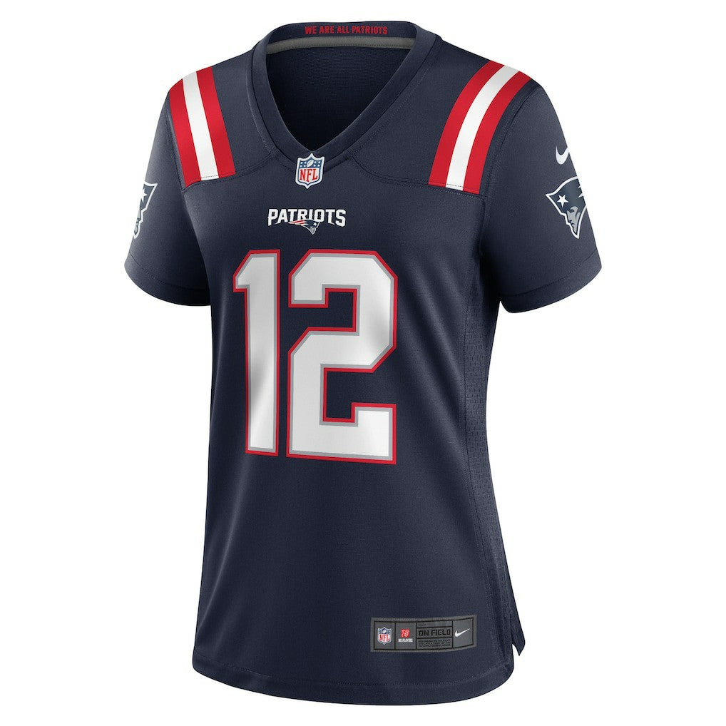 Nike Tom Brady New England Patriots Women's Retired Game Jersey Navy
