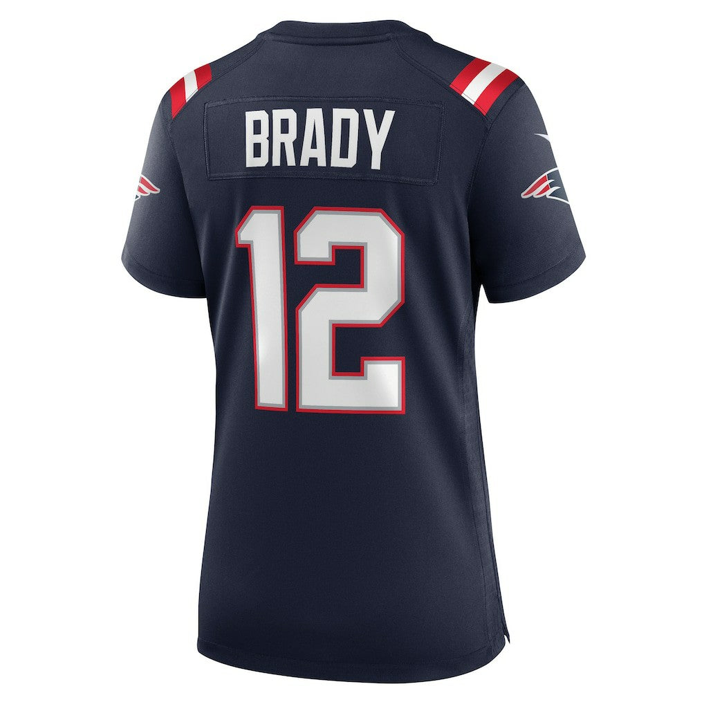 Nike Tom Brady New England Patriots Women's Retired Game Jersey Navy