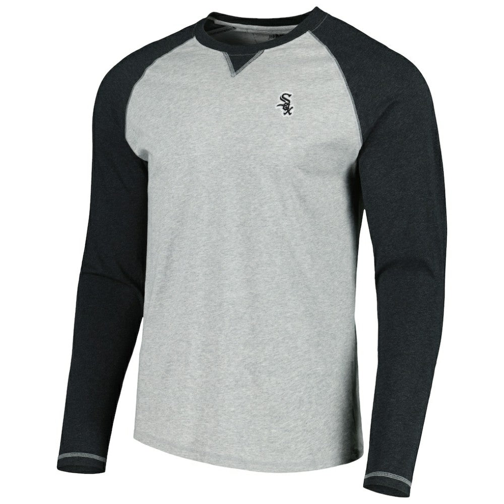 Chicago White Sox johnnie-O Alsen Raglan Long Sleeve T-Shirt - Charcoal/Heather Gray - MLB on Sale
