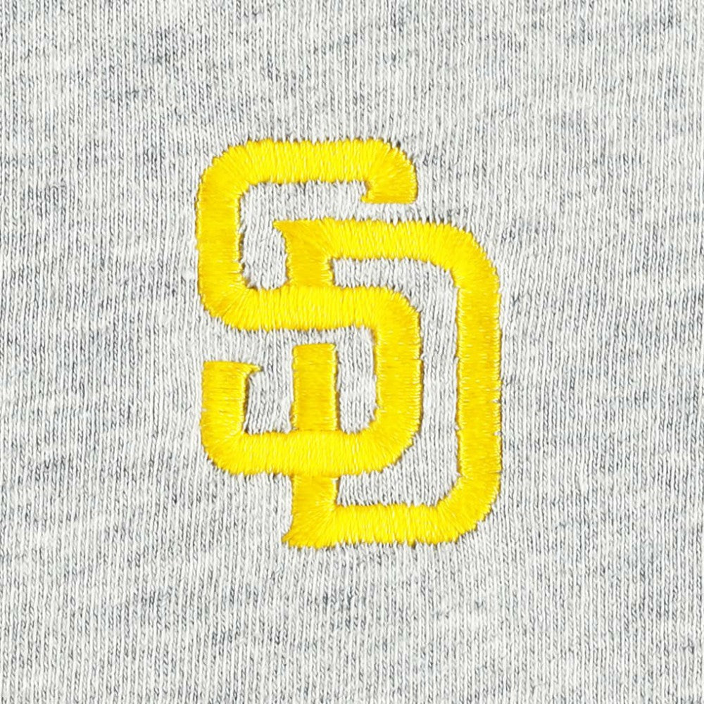 San Diego Padres johnnie-O Alsen Raglan Long Sleeve T-Shirt - Charcoal/Heather Gray - MLB Lifestyle