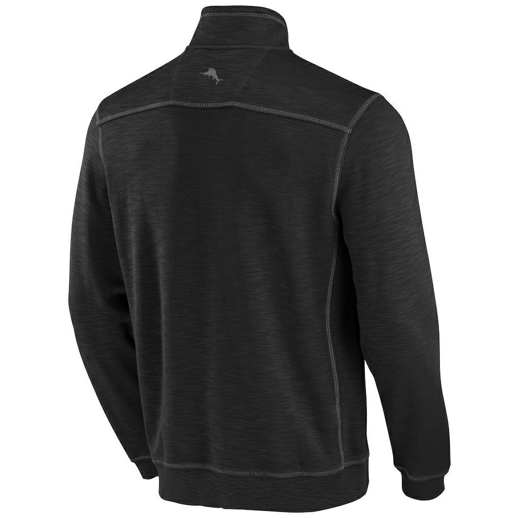 Las Vegas Raiders Big & Tall Tobago Bay Half-Zip Sweatshirt Black