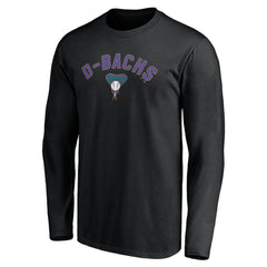 Arizona Diamondbacks Personalized Cooperstown Collection Winning Streak Long Sleeve T-Shirt - Black - MLB on Sale