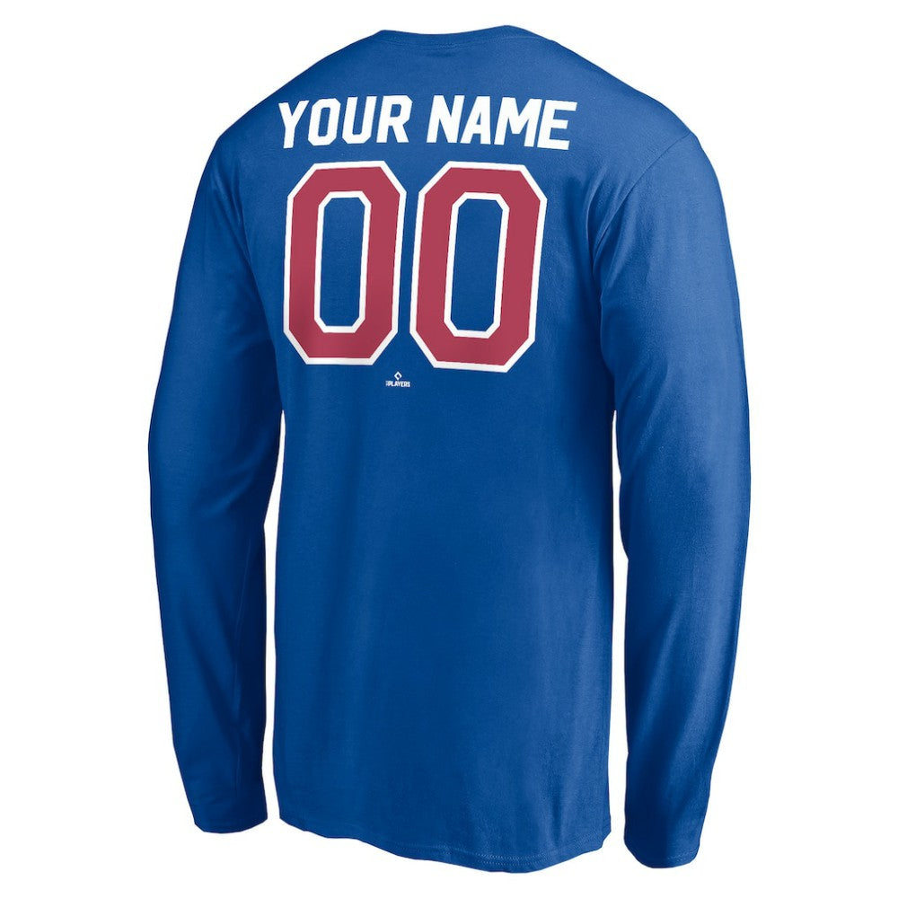 Atlanta Braves Personalized Cooperstown Collection Winning Streak Long Sleeve T-Shirt - Royal - MLB Online